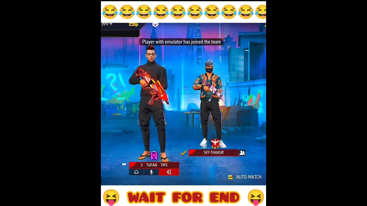 🤪Free Fire 🔥 Member #Short Viral💯🔥 #,😀Wait For End,😅♥️♥️👹👺