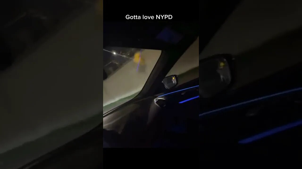 Y’all ever raced a cop ? Best police force in the world #nypd #mtown #bmw #tiktok #viral