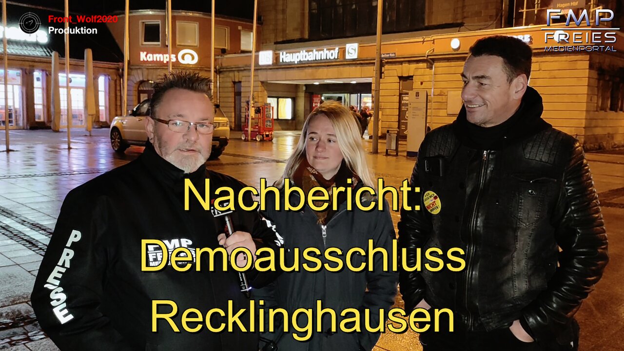 ♥️♥️ NACHBERICHT: Demoausschluss Recklinghausen 👍👍