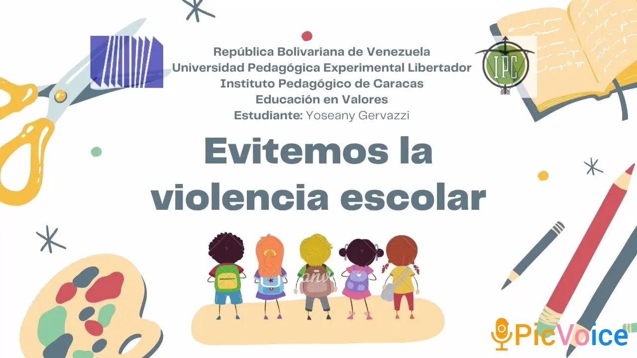 Micro informativo: Evitemos la violencia escolar