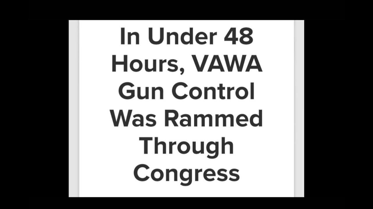 House Of Representatives Passes Gun Control To Over-Ride State 2A Sanctuary Laws