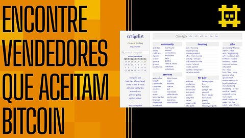 Craiglist.com - Encontre vendedores que aceitam BTC - [CORTE]