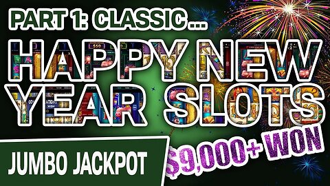 🍾 Part 1: Almost $9K WON on Classic HAPPY NEW YEAR Slots! 👑 45 Cleopatra Free Spins | Raja Slots