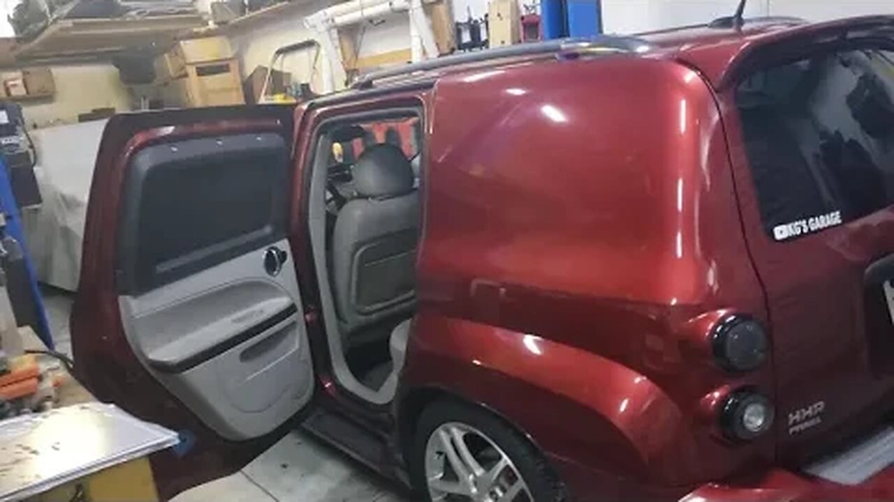 Door panels on a panel HHR with rear seats.