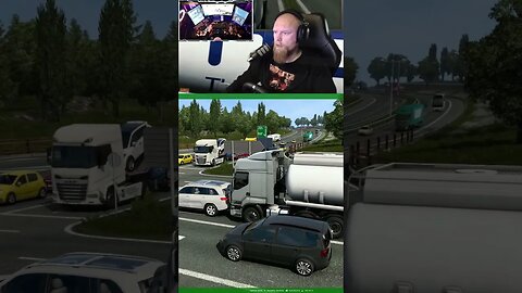 Thats A Close Call #eurotrucksimulator2 #ets2 #game #scandinavianwolf #streaming #shorts