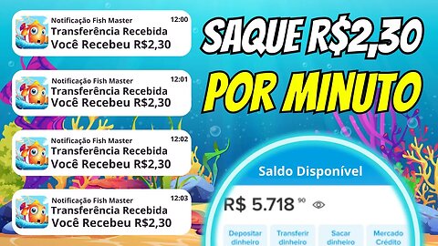 [R$2,30 POR MINUTO] JOGO que GANHA DINHEIRO DE VERDADE e Já Pode Sacar NA HORA via PIX