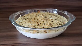 Batata gratinada ao molho branco - Excelente acompanhamento