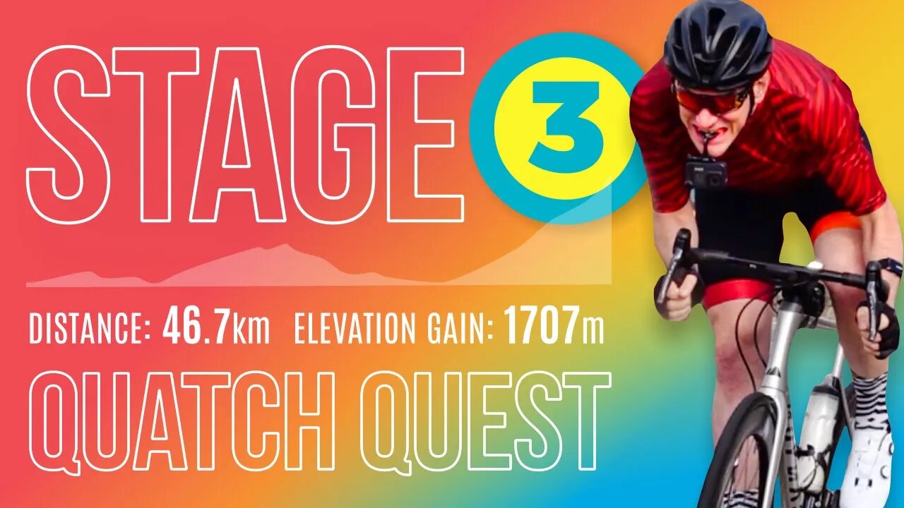Will I Finish This!? Stage 3 Tour of Watopia Quatch Quest ALPE DU ZWIFT FINISH!