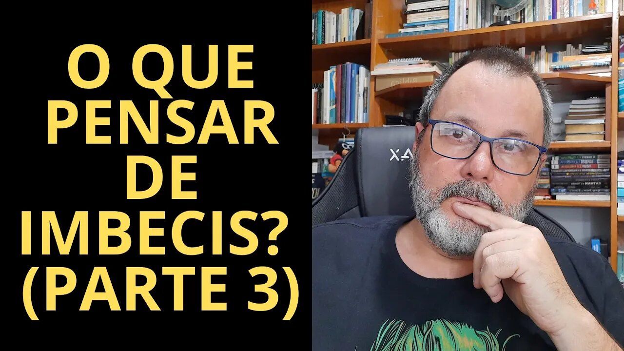 O QUE PENSAR DE IMBECIS? (PARTE 3)