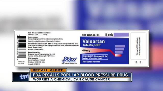 FDA recalls blood pressure, heart failure medications due to potential cancer risk