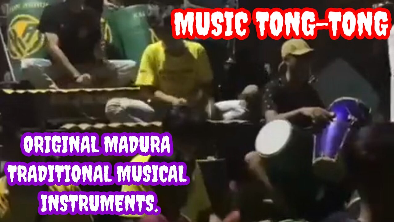 MUSIC TONG-TONG.ORIGINAL MADURA TRADITIONAL MUSIC INSTRUMENTS