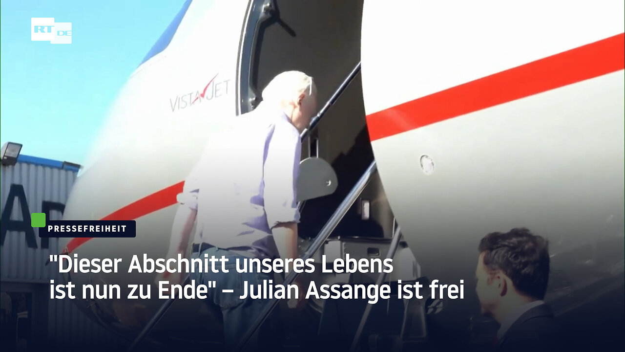 "Dieser Abschnitt unseres Lebens ist nun zu Ende" – Julian Assange ist frei