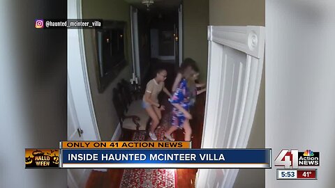 Take a tour of the Haunted McInteer Villa in Atchison, Kansas