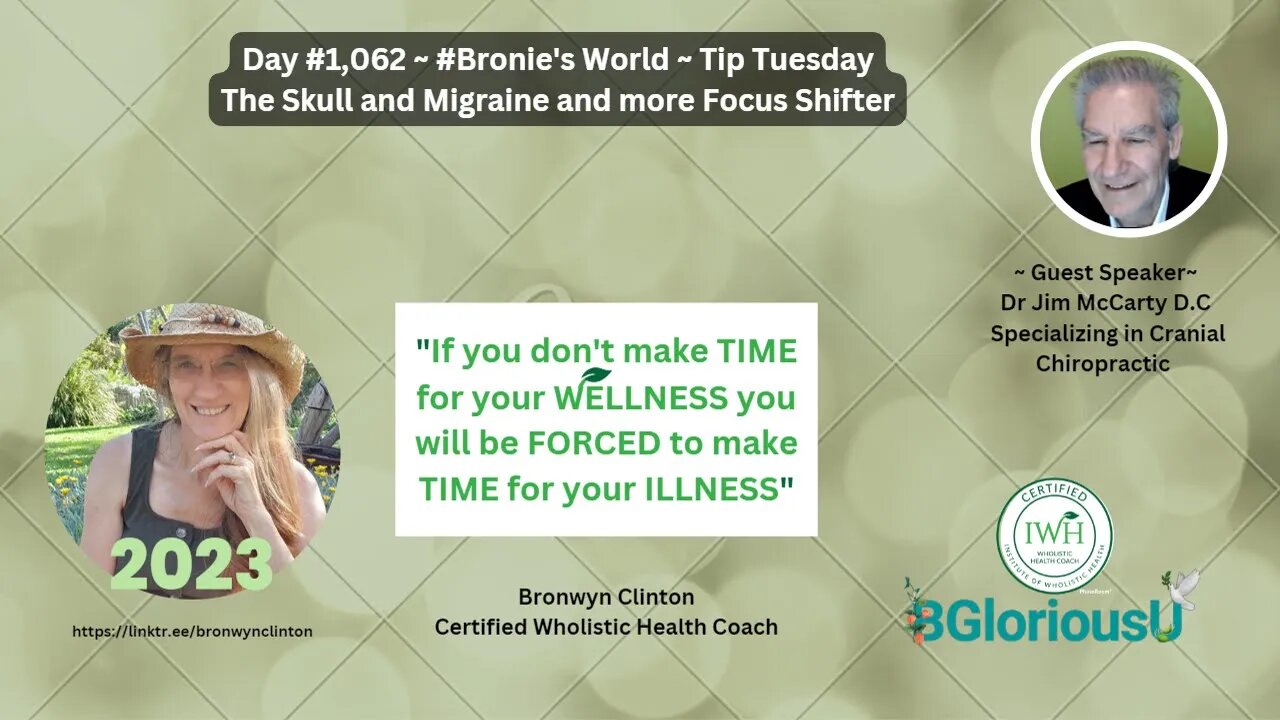 Day #1,062 ` #broniesworld ~ Tip Tuesday with Dr Jim McCarty