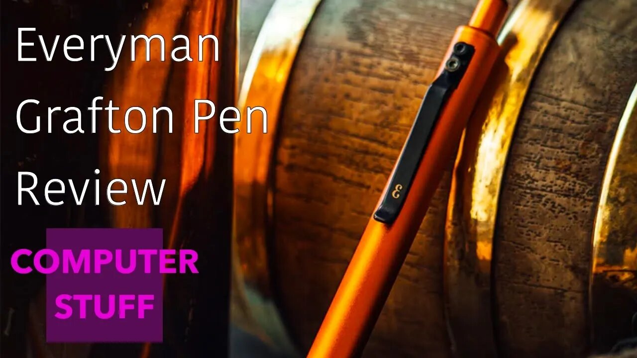 Everyman Grafton Pen Review! Best EDC (Every day carry) Pen?