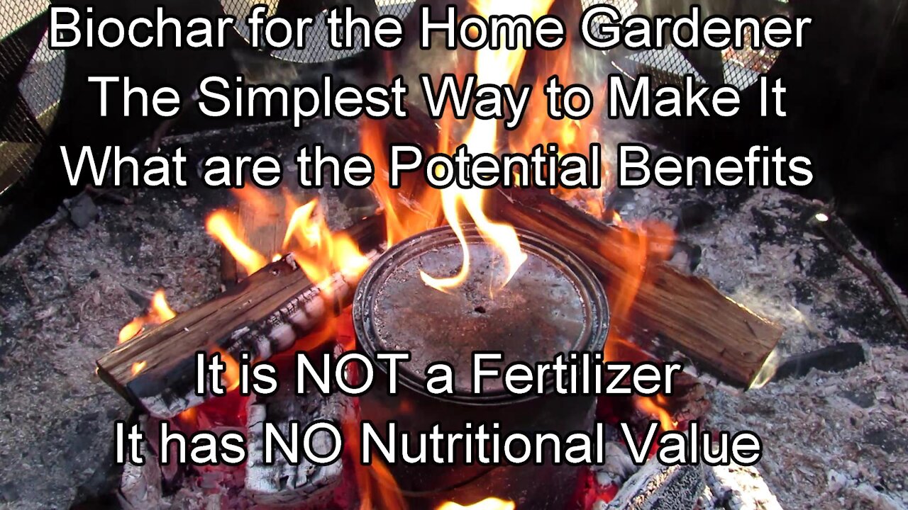 How to Easily Make Biochar for Your Home Garden: Benefits & Use