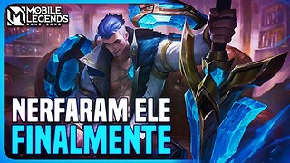 FREDRIN NERFADO FINALMENTE | PATCH NOTES SA | MLBB