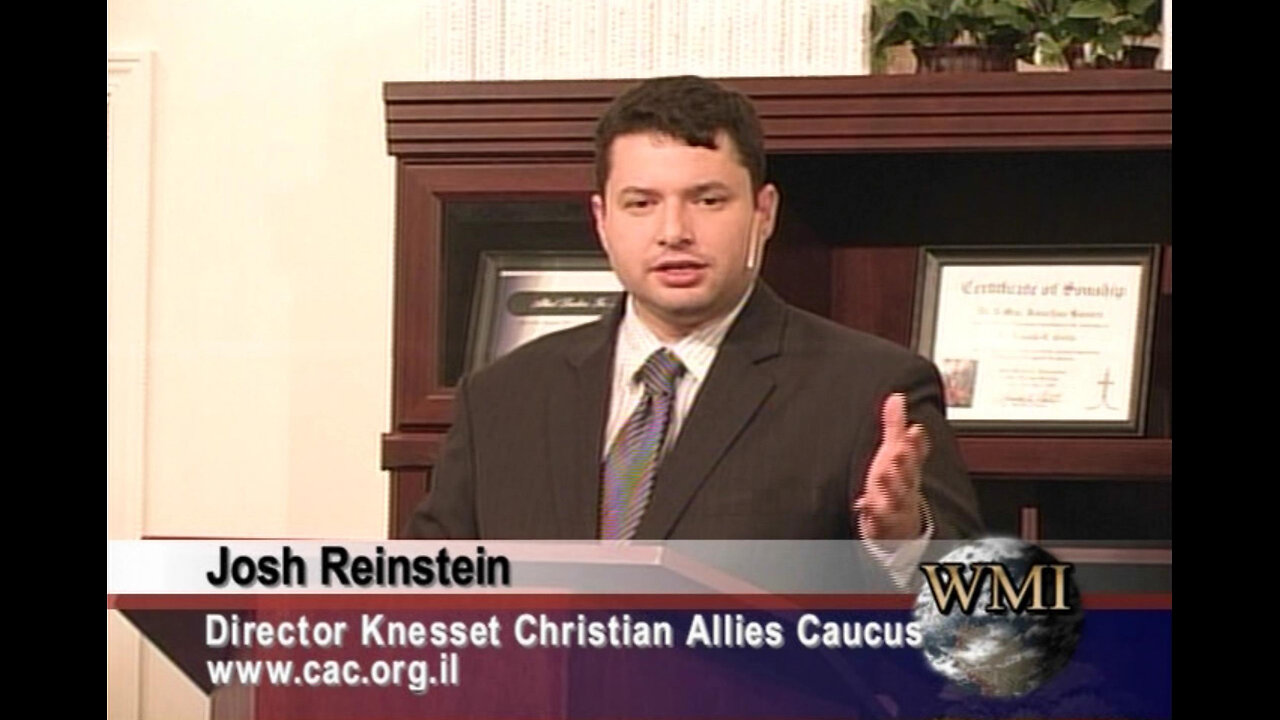 Josh Reinstein, Dir., Knesset Christian Allies Caucus, at the WMI Stanwood, WA campus, and in Israel