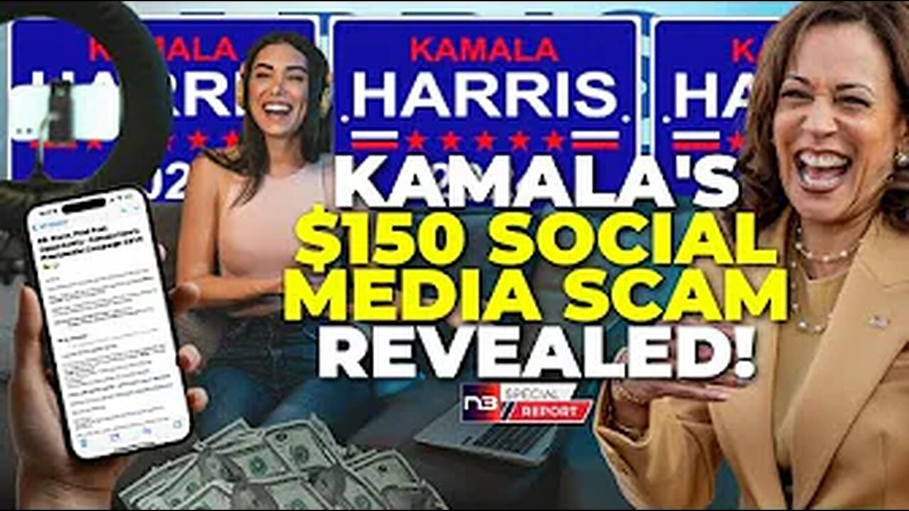 KAMALA CAUGHT HIRING FAKE SUPPORTERS/INFLUENCERS TO HELP STEAL ELECTIONS 7-30-2024