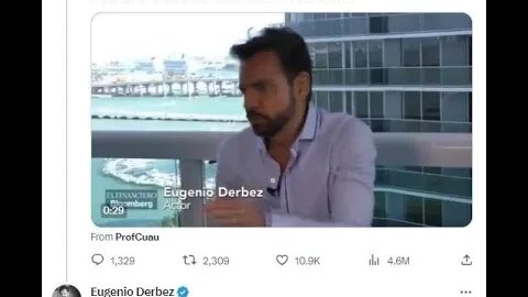 A Derbez si lo sacaron de contexto. Pero el contexto no le ayuda.