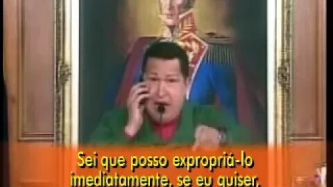 Hugo Chavez ameaça banco