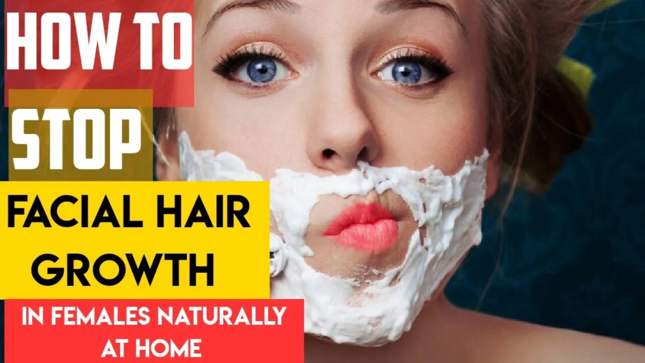 How to stop Facial Hair Growth in females Naturally at home |Wikiaware