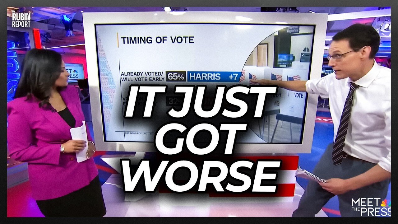 Watch Pollster's Face as He Realizes How Much Worse It Just Got for Kamala Harris