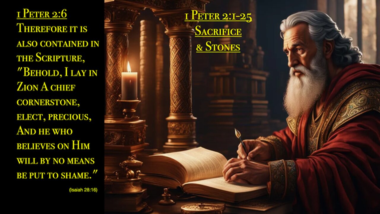 ** 1 Peter 2:1-25 - Sacrifice & Stones ** | Grace Bible Fellowship Monmouth County | Sermons