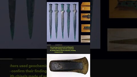 Ancient Europeans Used Steel Tools Over 2900 Years Ago, Study Finds #shorts #shortsfeed #history