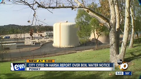 Poway cited in harsh report over water crisis