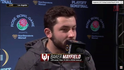 Baker Mayfield Breaks The Silence On His Condition For The Rose Bowl