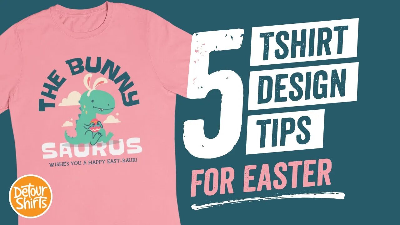 5 T-Shirt Design Tips for Easter with Examples | Use these tips to create shirts for Print on Demand