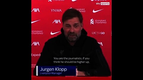 Jürgen Klopp on Ballon D'or 2021: "if you don't give it to Lewandowski then it's quite tricky"