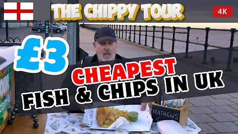 Chippy Review 77: Mathews Chippy, Grimsby. The CHEAPEST Fish and Chips in the UK. £3!