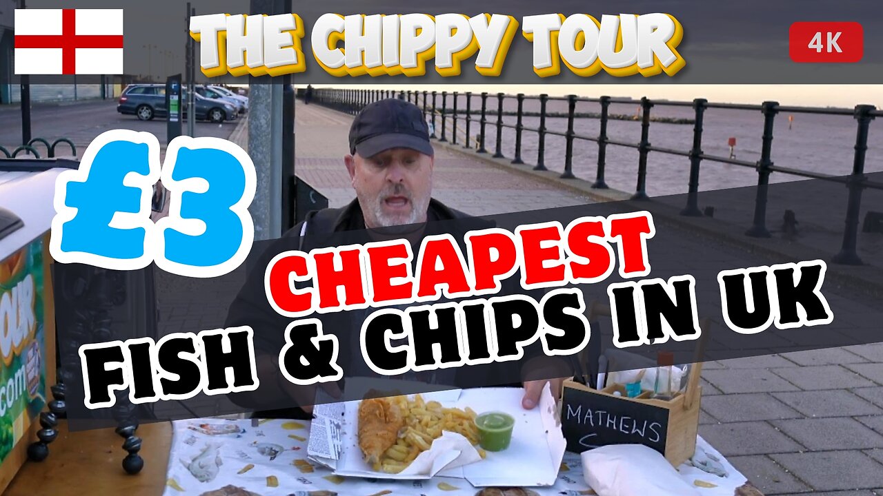 Chippy Review 77: Mathews Chippy, Grimsby. The CHEAPEST Fish and Chips in the UK. £3!