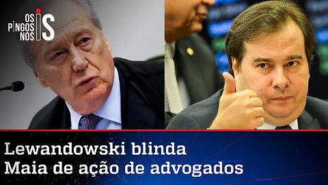 Lewandowski arquiva ação contra Maia