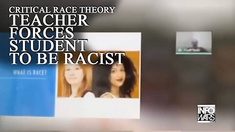 ⁣Shock Video: Critical Race Theory Teacher Forces Student To Be Racist