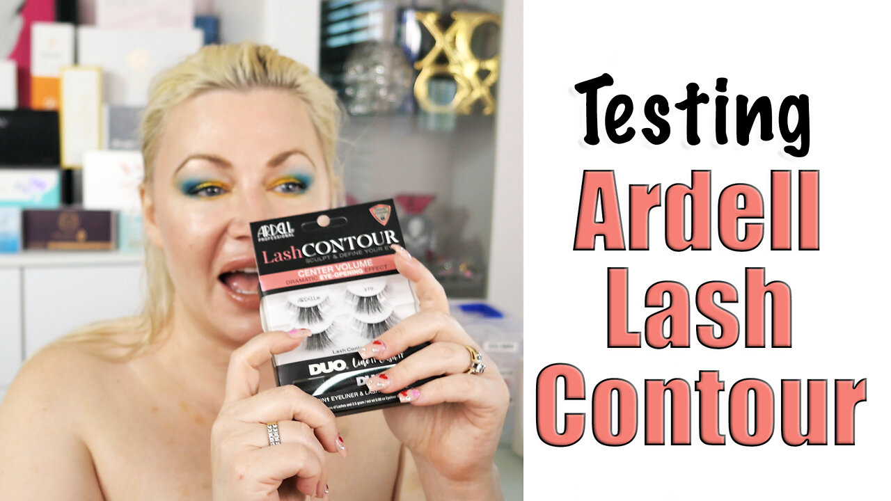 Testing Ardell Lash Contour | Testing Fake lashes / How to Apply Fake Eye Lashes