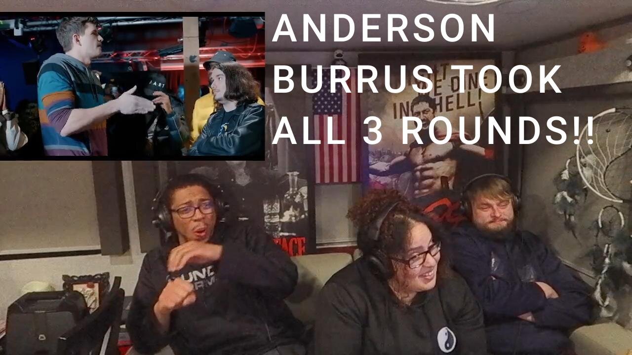 Anderson Burrus vs Ghast Buff - Rap Battle (USA vs UK) [REACTION]