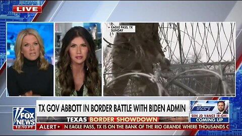 Gov Kristi Noem: I'll Personally Drive Razor Wire To Gov Abbott