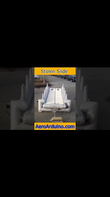 Stolen #Aircraft Emergency Slide #Aviation #Flying #AeroArduino