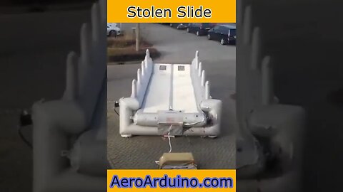 Stolen #Aircraft Emergency Slide #Aviation #Flying #AeroArduino
