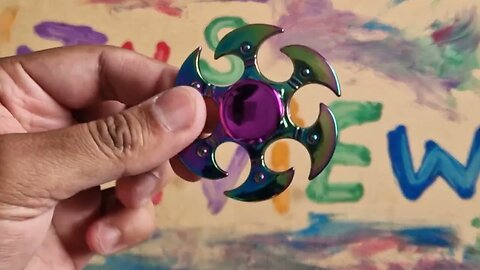 Temu Rainbow Fidget Spinner