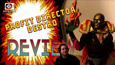 G.I. Joe Profit Director Destro Unboxing & Review