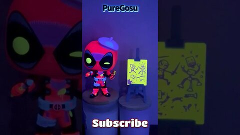 Black Light DeadPool Funko Pop