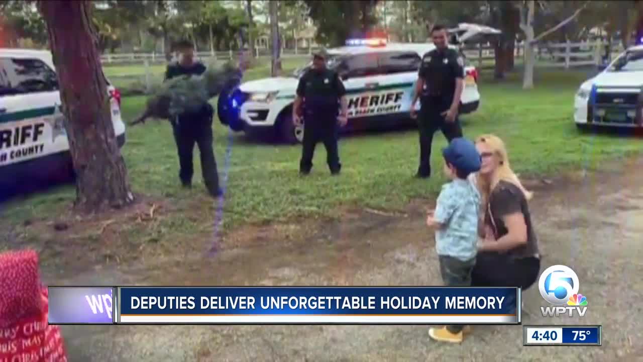 PBSO deputies deliver unforgettable holiday memory