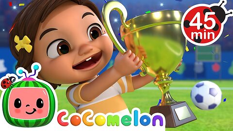 Soccer Song (Football Song)⚽ Playground Games for Kids! + MORE CoComelon Nursery Rhymes & Kids Songs