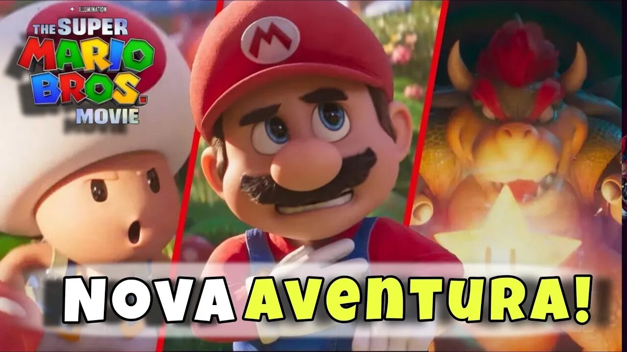 Trailer Mario bros o filme 2023 - Dublado