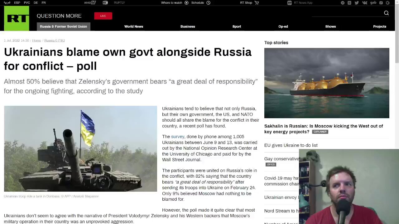 Ukrainians blame own govt alongside Russia for conflict