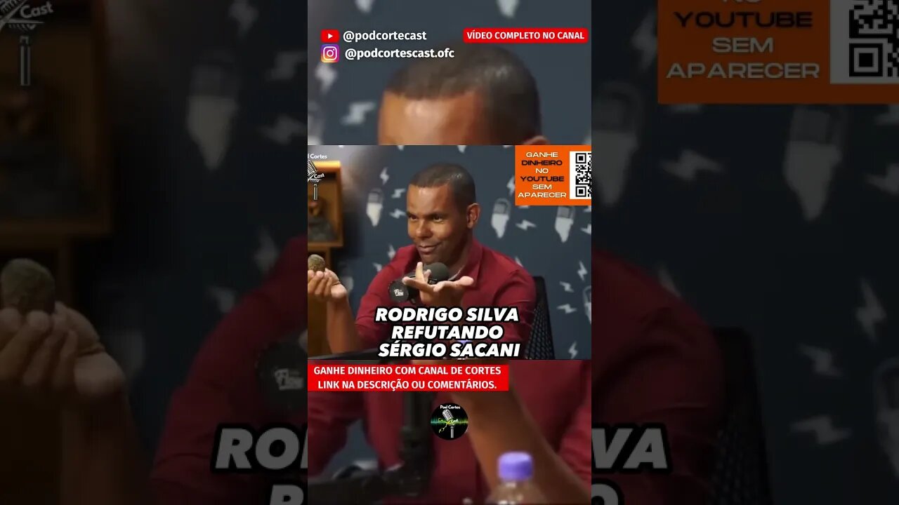 RODRIGO SILVA REFUTA SÉRGIO SACANI #shorts #sergiosacani #sérgiosacani #rodrigosilva #treta